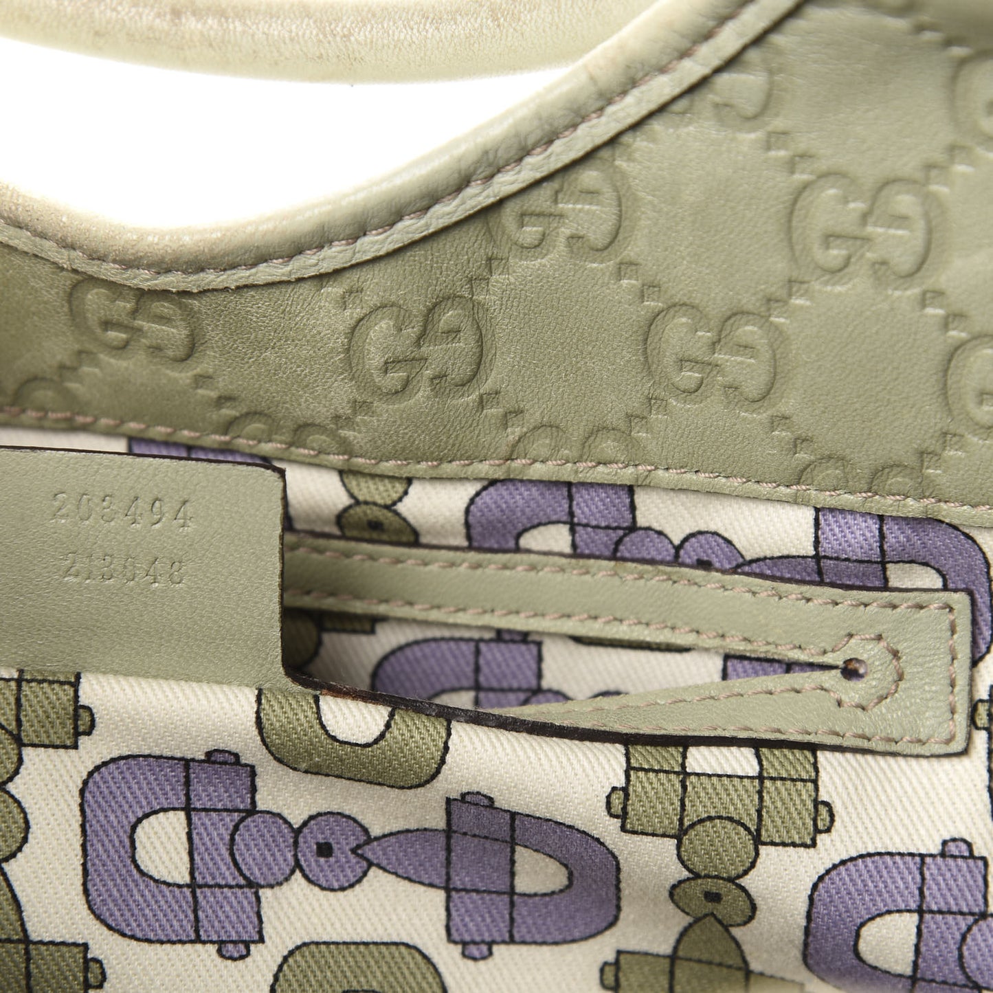 Guccissima Medium Joy Shoulder Bag Green