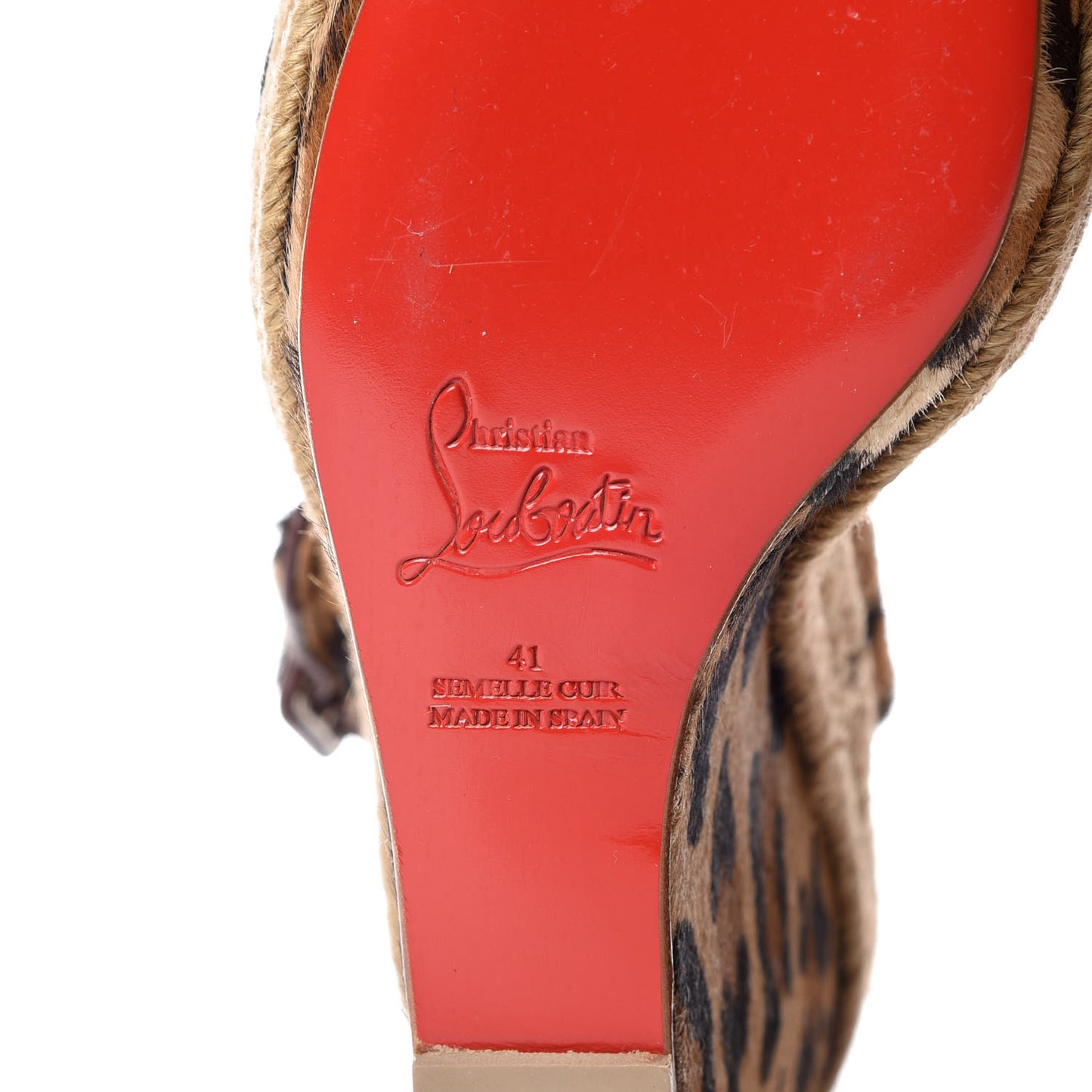 Pony Hair Tigresse 140 Espadrille Wedges 41