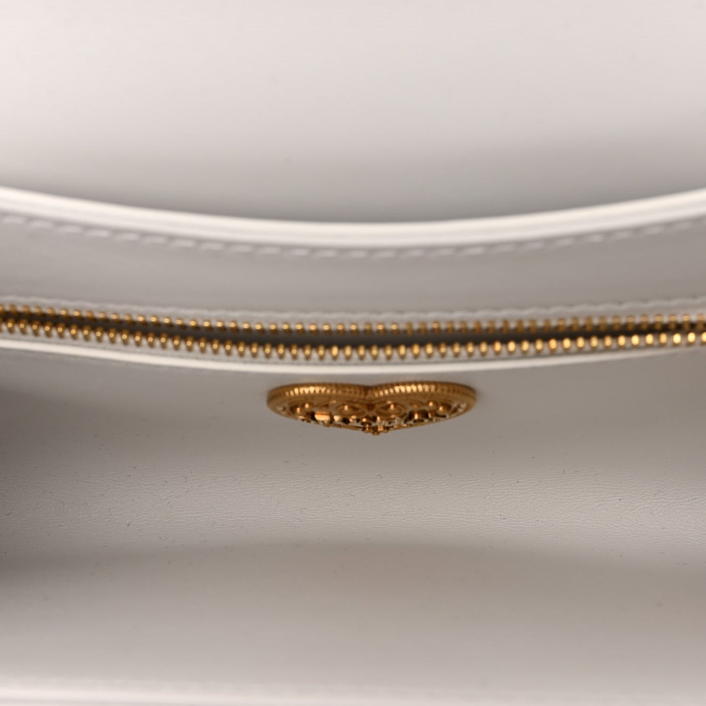 Calfskin Medium Devotion Crossbody Bag White