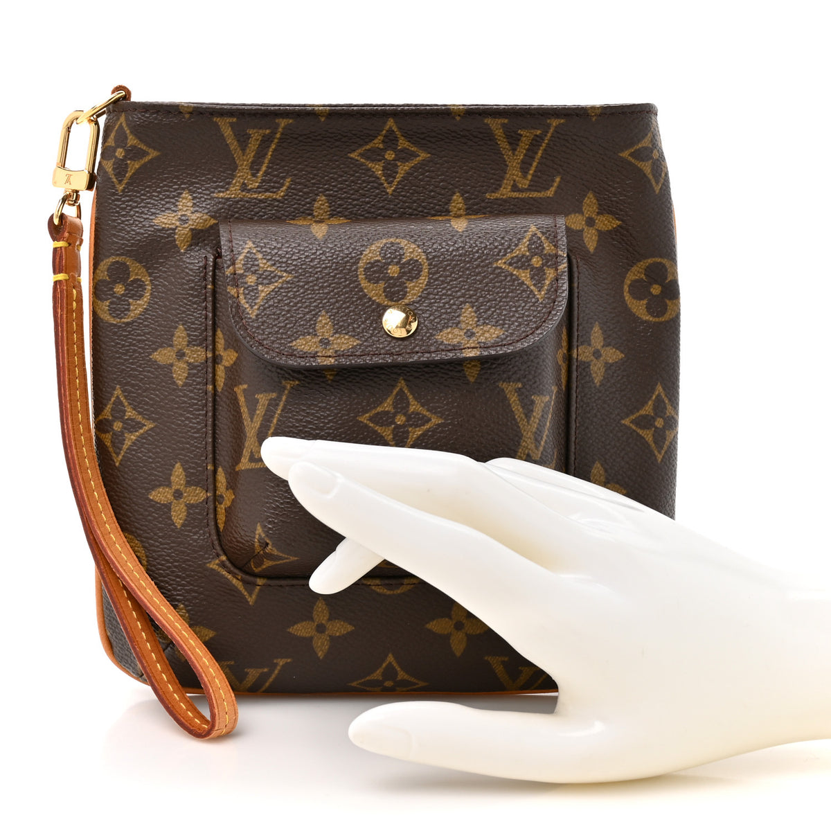 Louis Vuitton Monogram Partition Wristlet 2 of 8