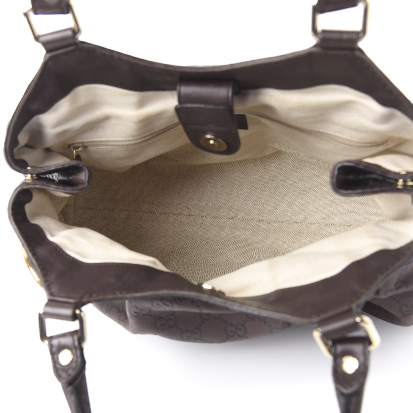 Guccissima Medium Sukey Tote Chocolate