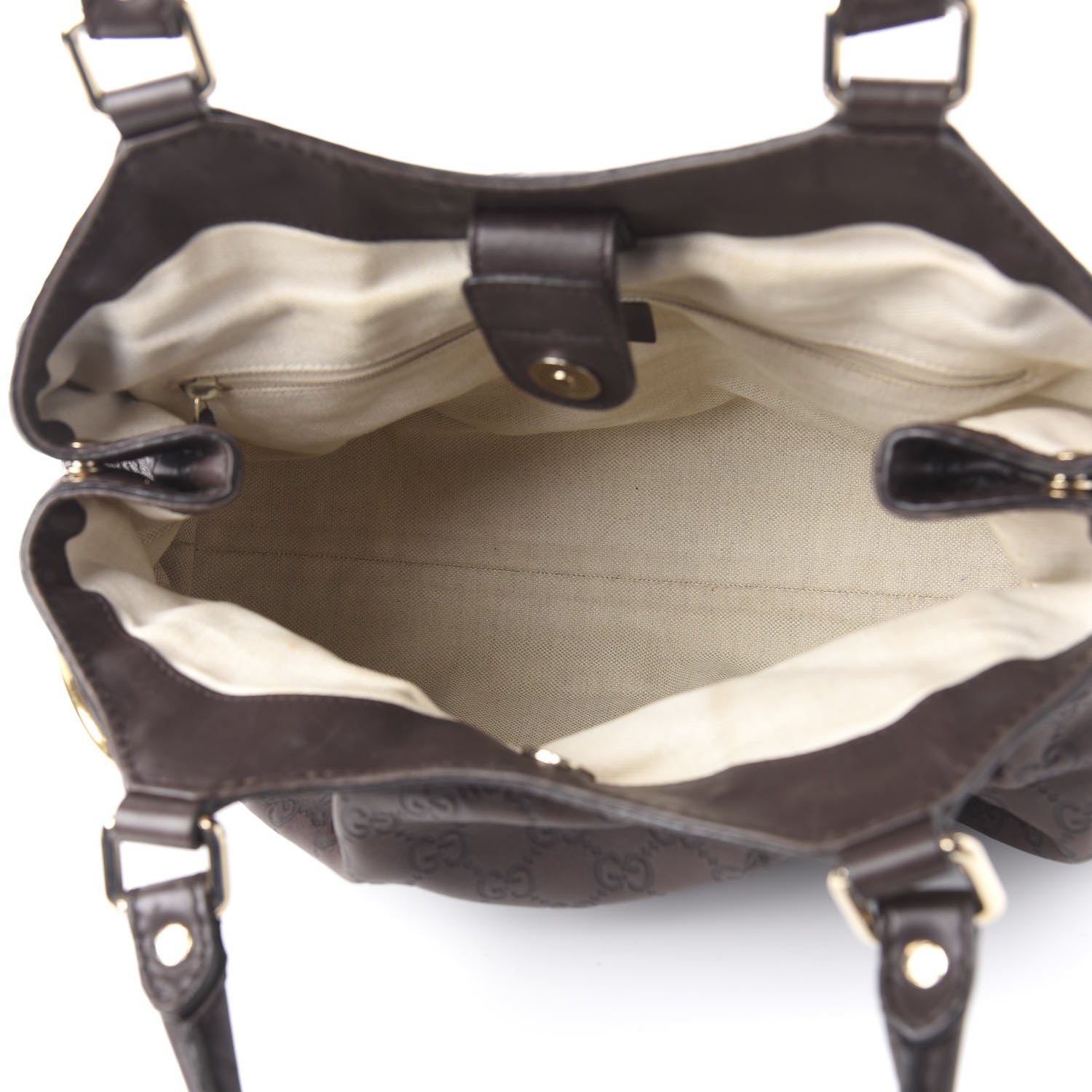 Gucci Guccissima Medium Sukey Tote Chocolate 4 of 11