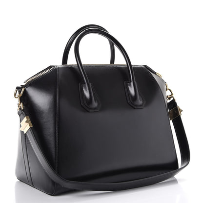 Givenchy Shiny Lord Calfskin Medium Antigona Black 3 of 9