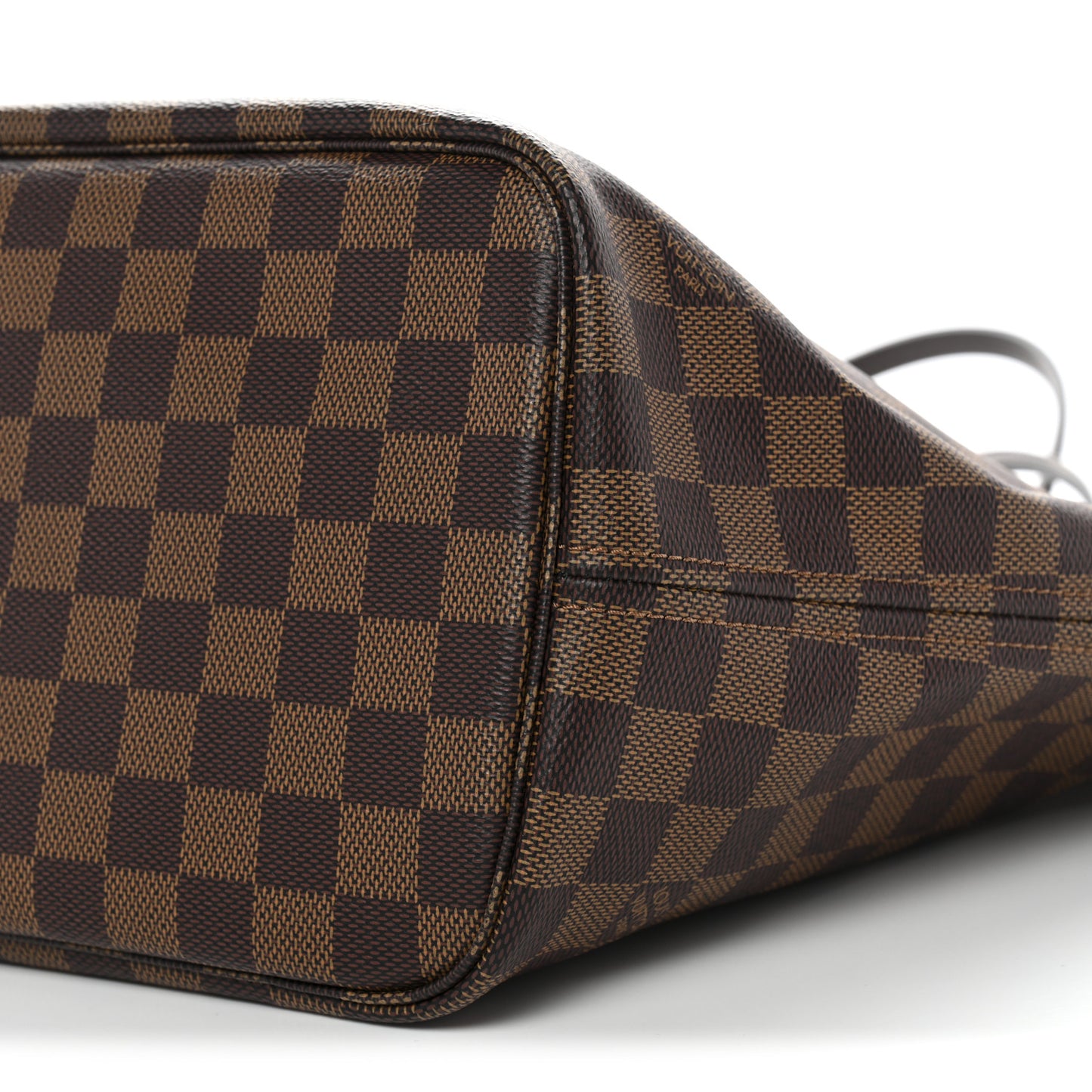 Damier Ebene Braided Neverfull MM  Pink