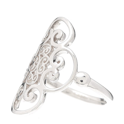 Tiffany Sterling Silver Paloma Picasso Venezia Goldoni Quadruplo Ring 50 5.25 3 of 6