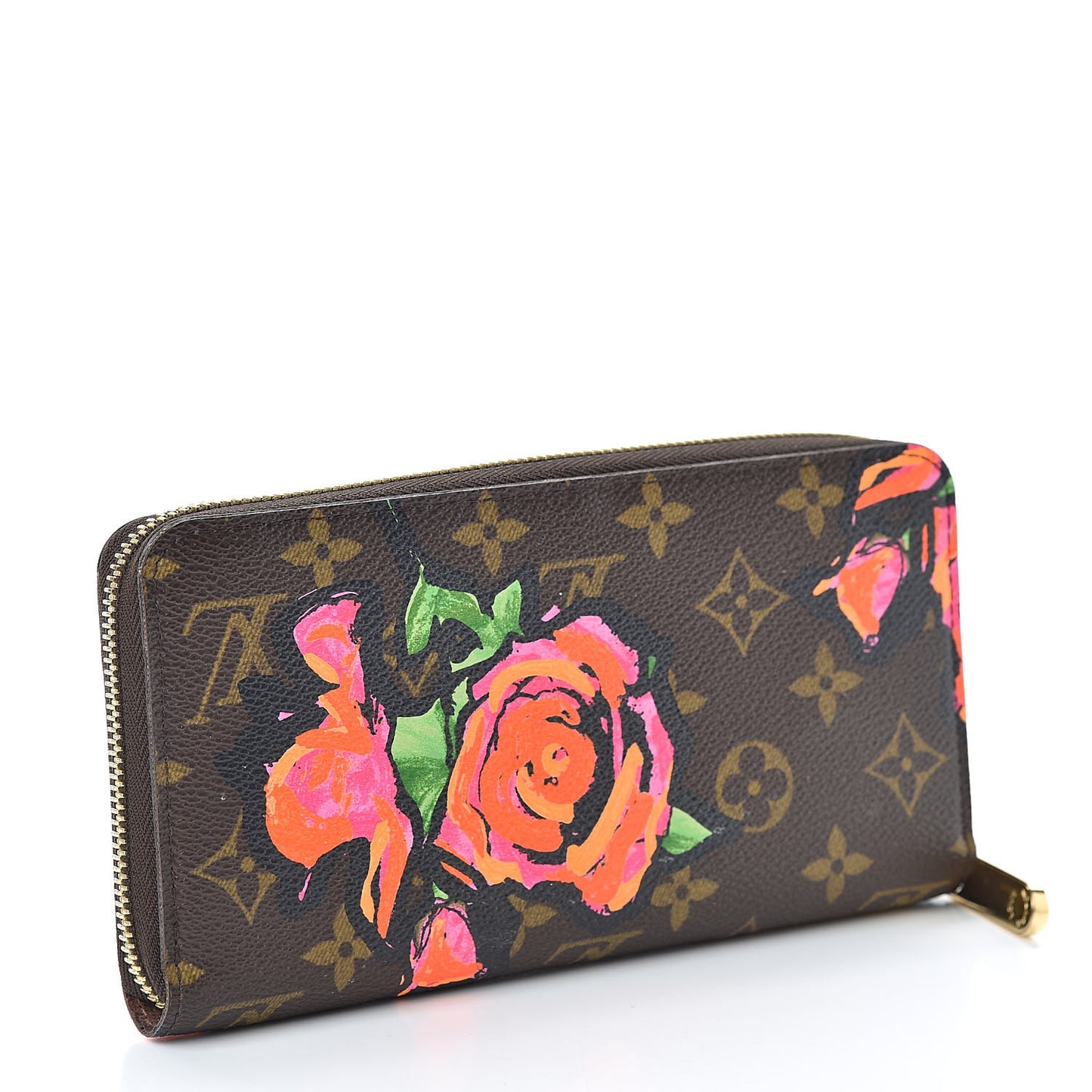 Monogram Roses Zippy Wallet