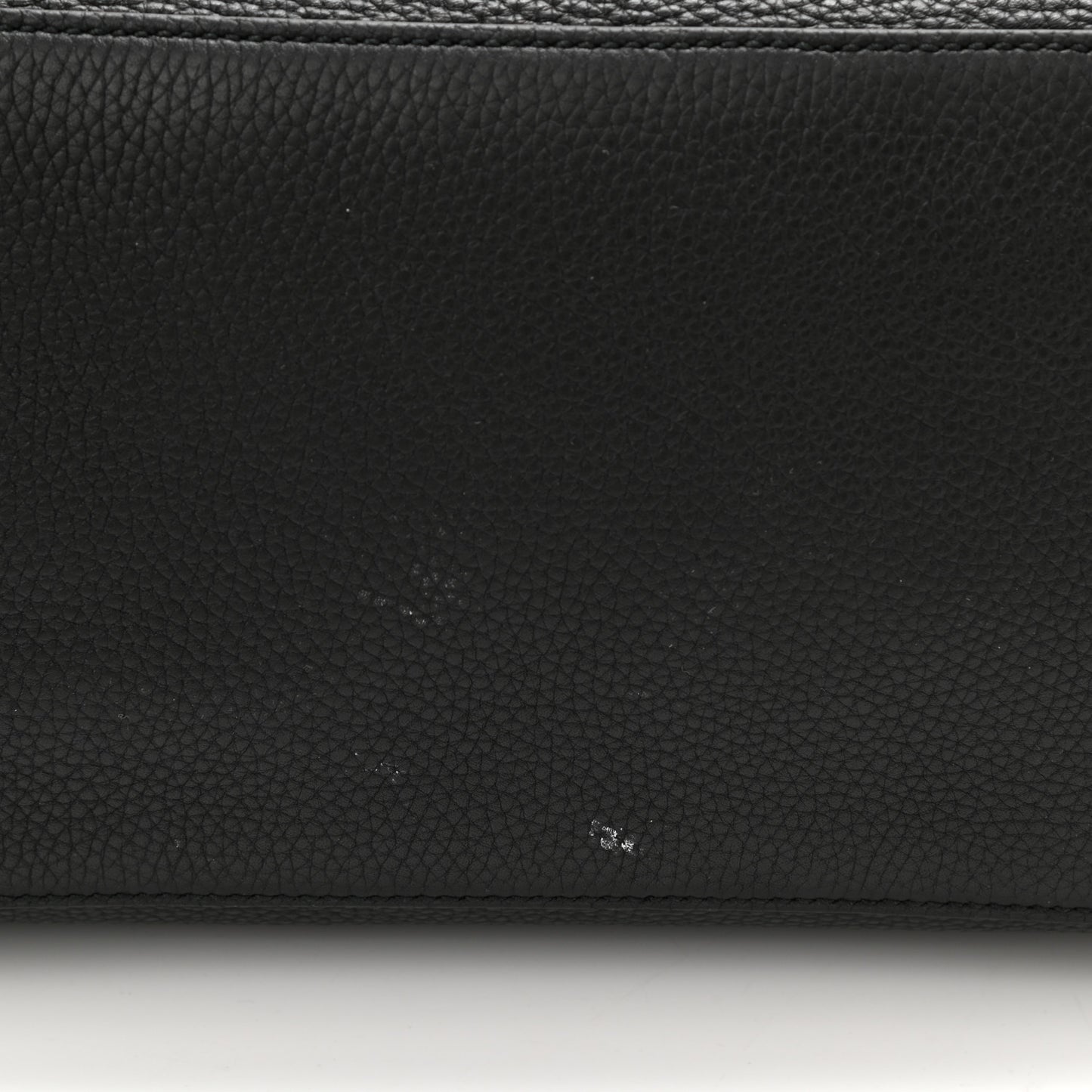 Pebbled Calfskin Large Soho Hobo Black