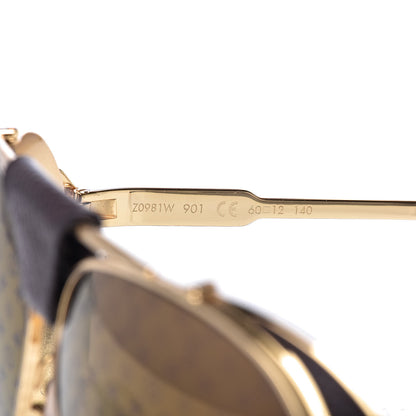 Louis Vuitton Sunglasses Z0981W Gold 6 of 8