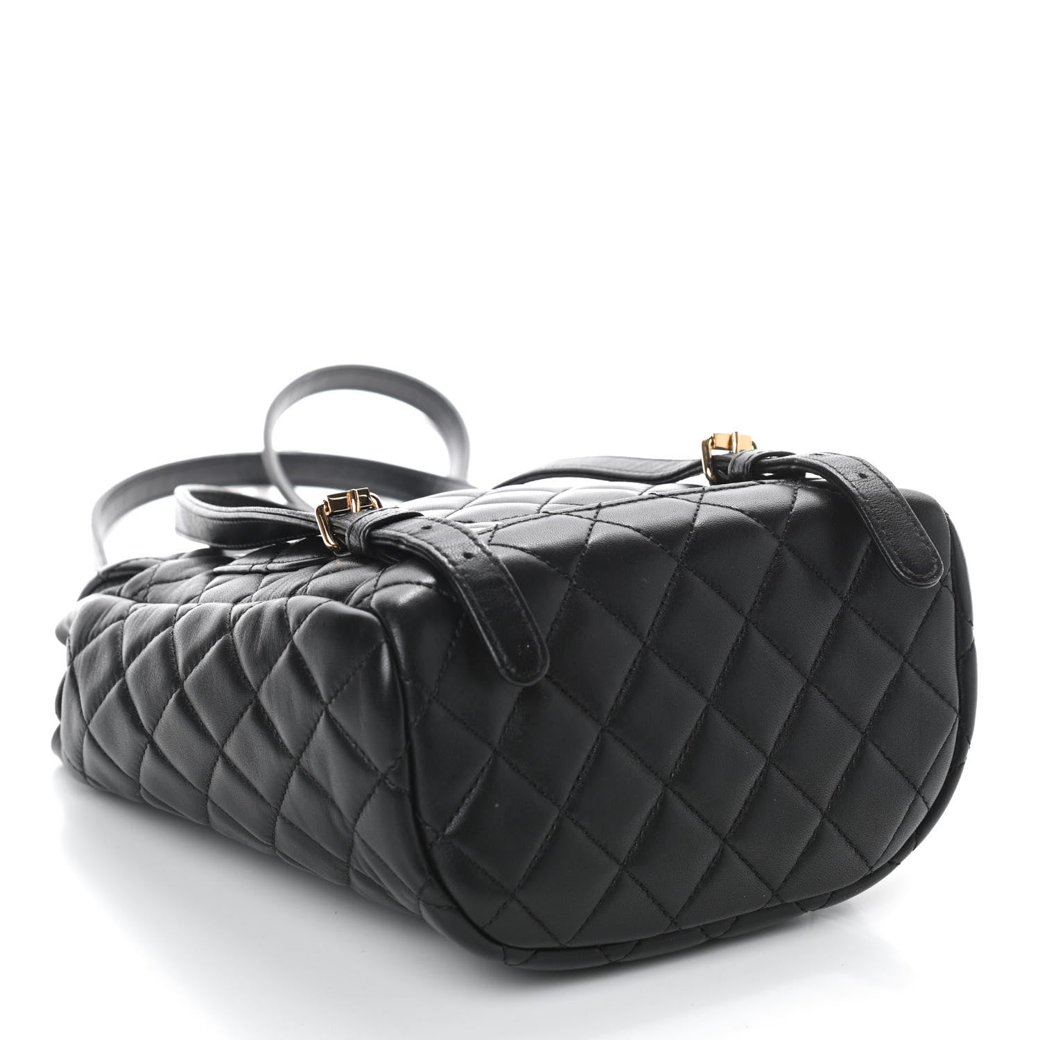 Chanel Lambskin Quilted Mini Urban Spirit Backpack Black 4 of 10