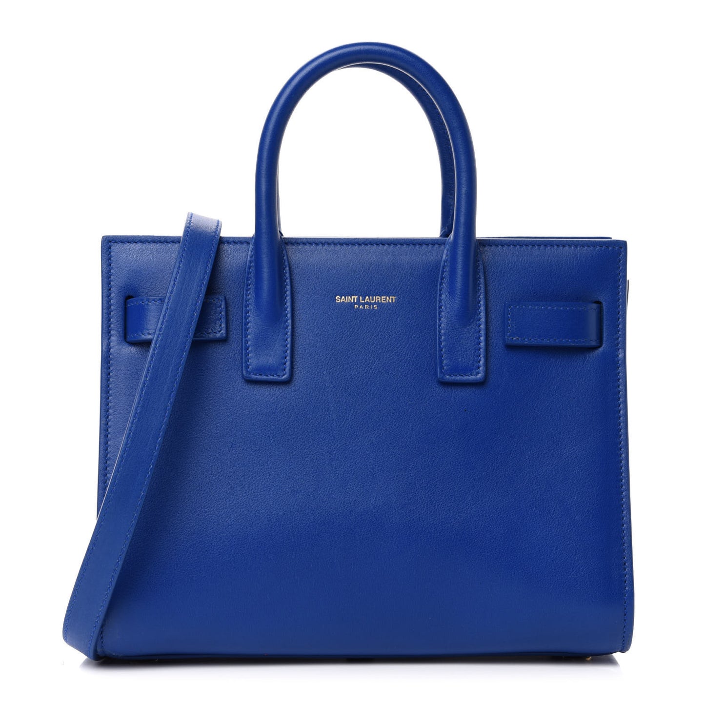 Calfskin Nano Sac De Jour Royal Blue