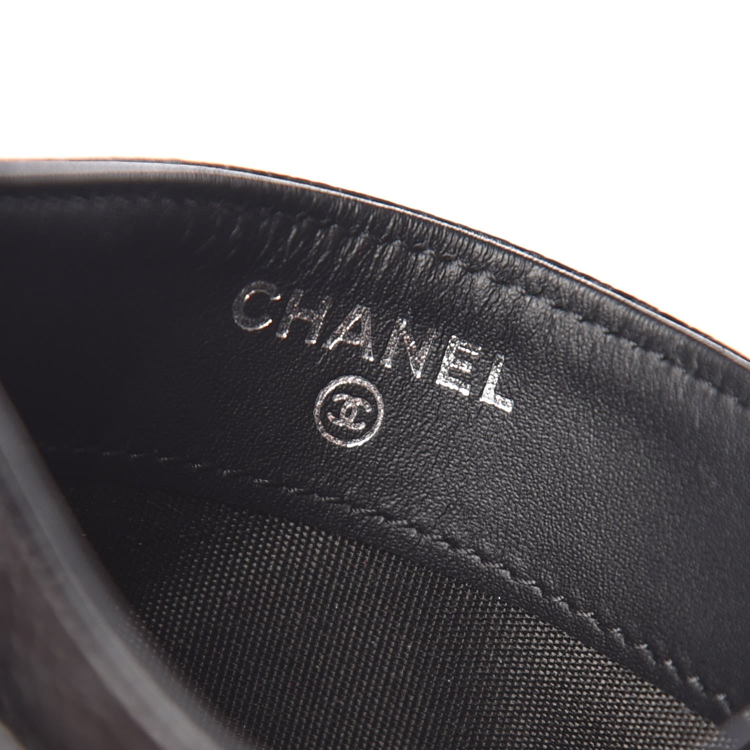 Chanel Caviar Timeless CC Card Holder Black 6 of 9