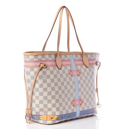 Louis Vuitton Damier Azur Summer Trunks Neo Neverfull MM 4 of 12