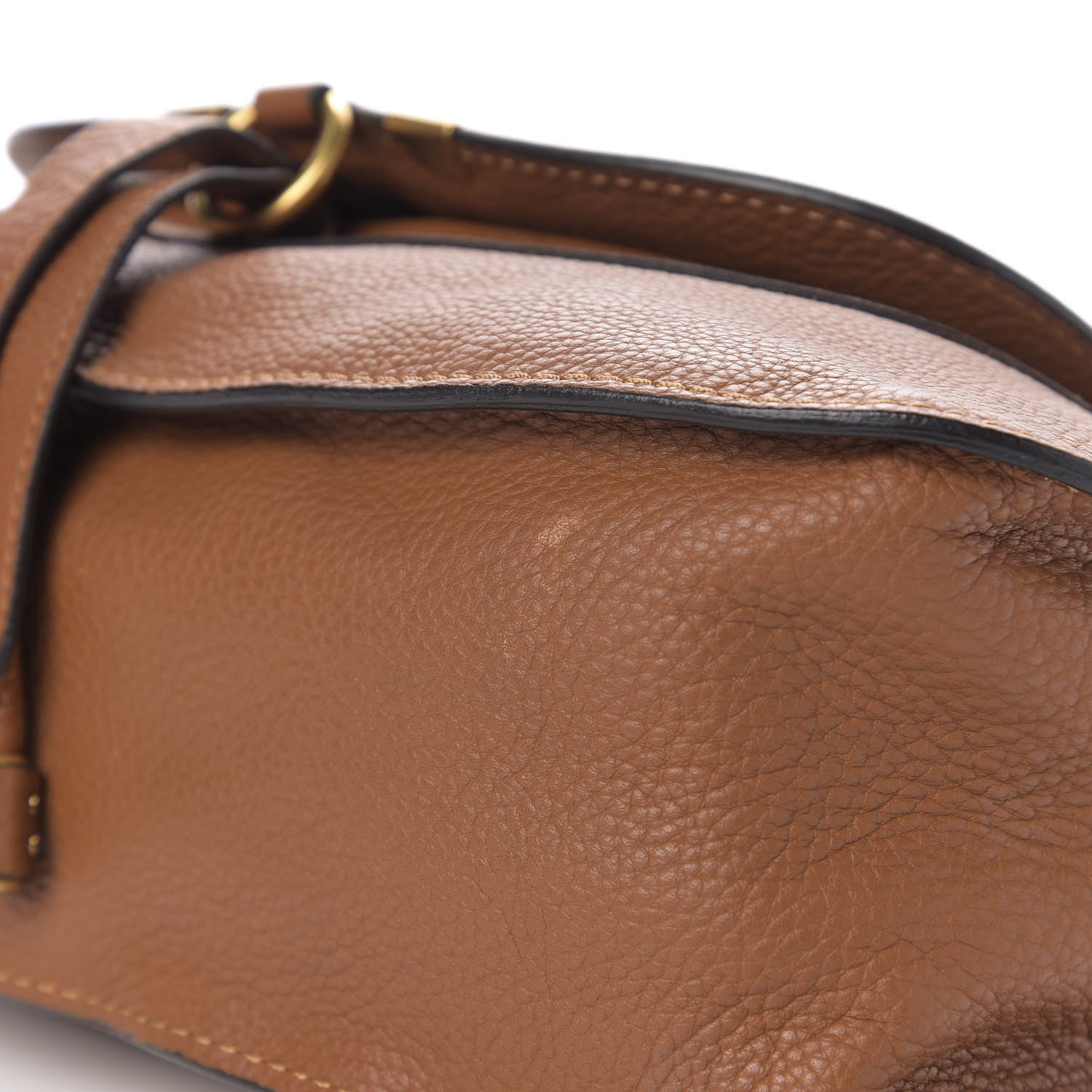 Chloe Calfskin Medium Marcie Satchel Tan 9 of 10
