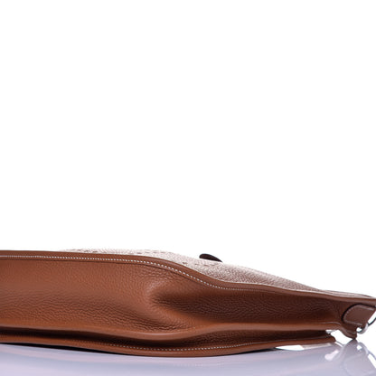 Hermes Taurillon Clemence Evelyne III PM Gold 9 of 9