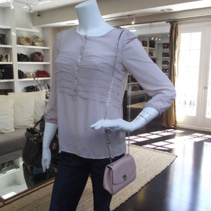 FASHIONPHILE SALVATOREFERRAGAMOCalfskinEmbossedShoulderBagPink 2 of 8