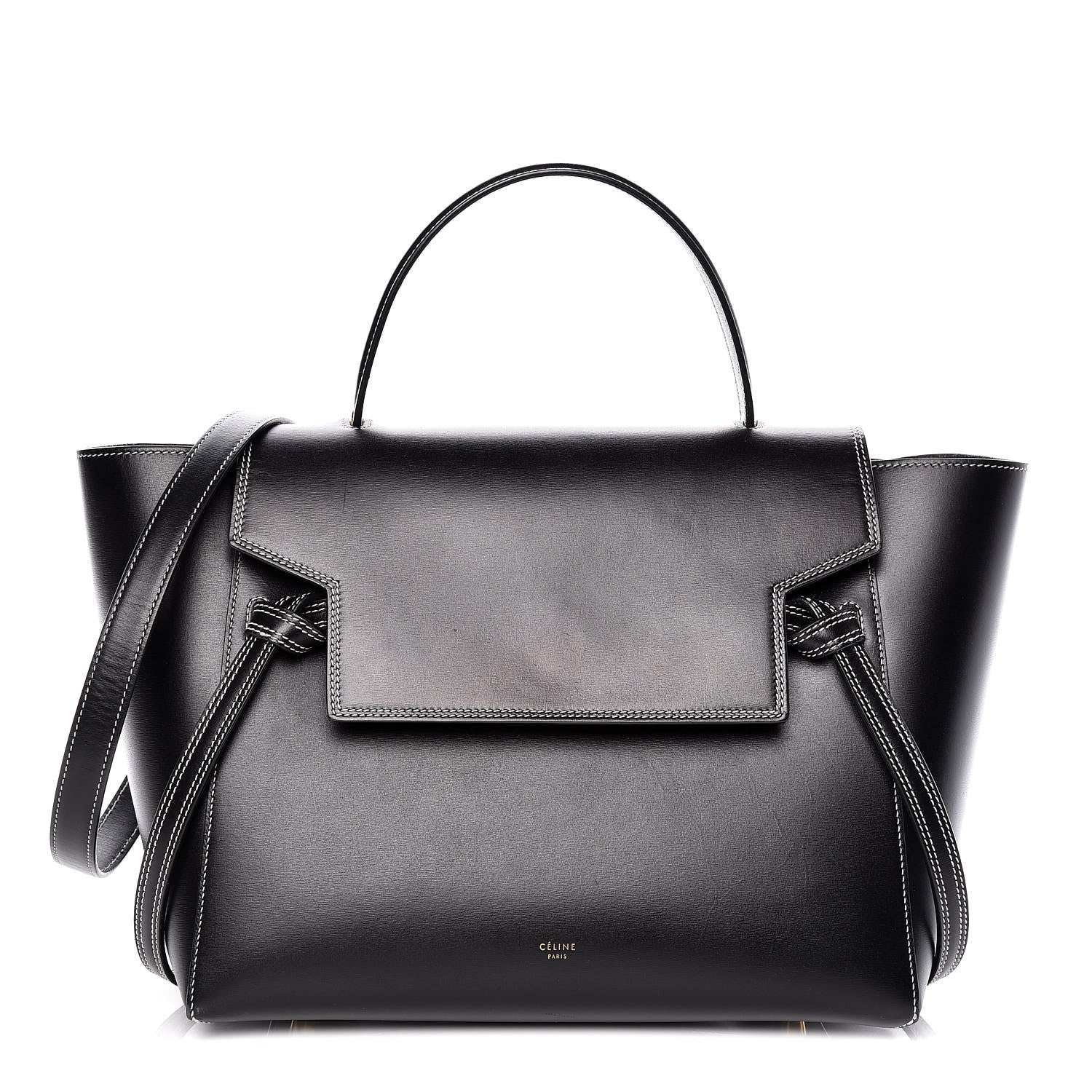 Celine Palmelato Calfskin Mini Belt Bag Black 1 of 15