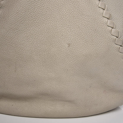 Bottega Veneta Cervo Deerskin Large Hobo Bianco White 12 of 17