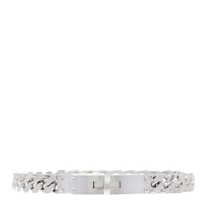 Hermes Sterling Silver TPM Kelly Gourmette Bracelet ST 1 of 4