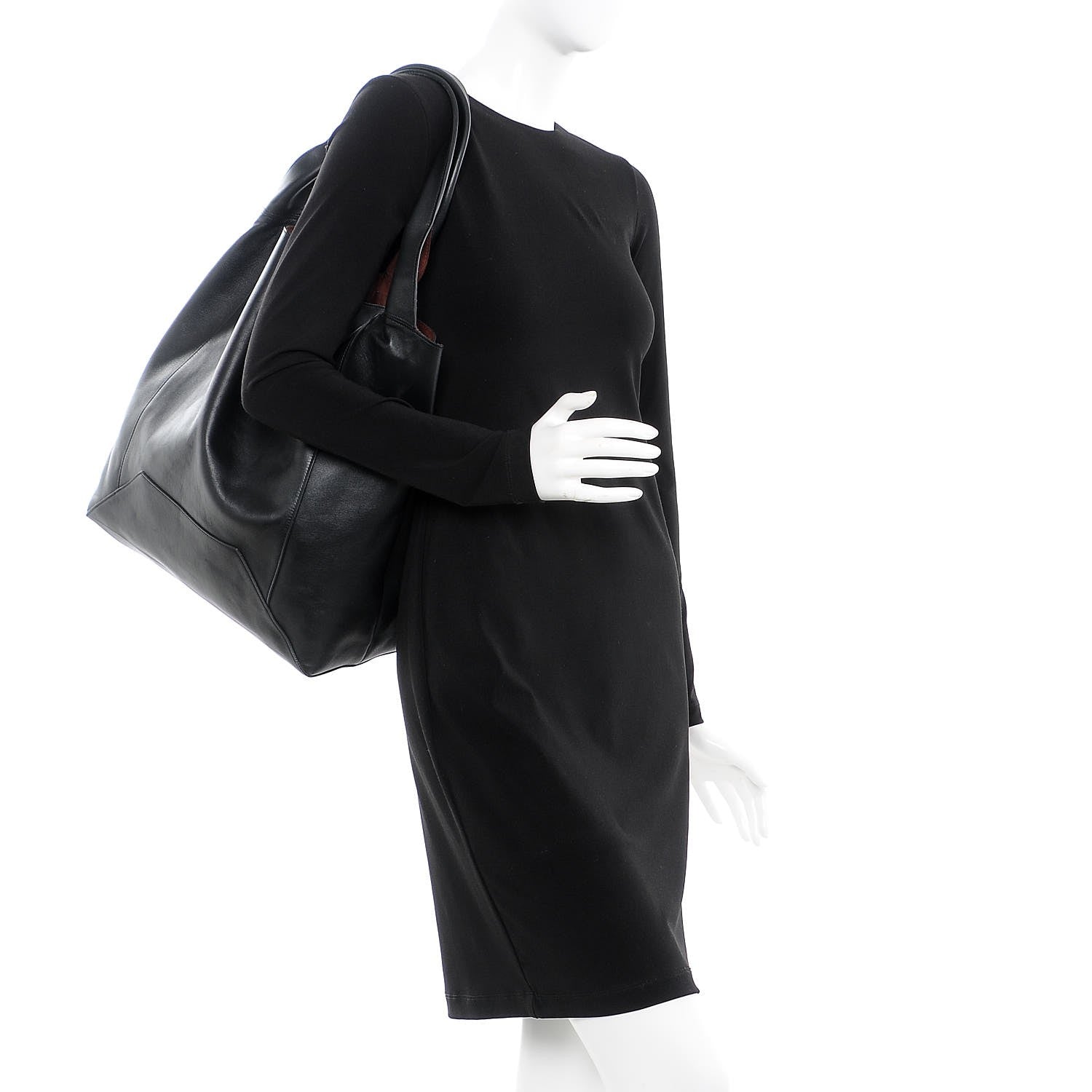 Celine Shiny Smooth Calfskin Hobo Black 2 of 9