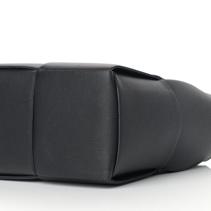 Bottega Veneta Grained Calfskin Intrecciato Small Arco Tote Black 9 of 9
