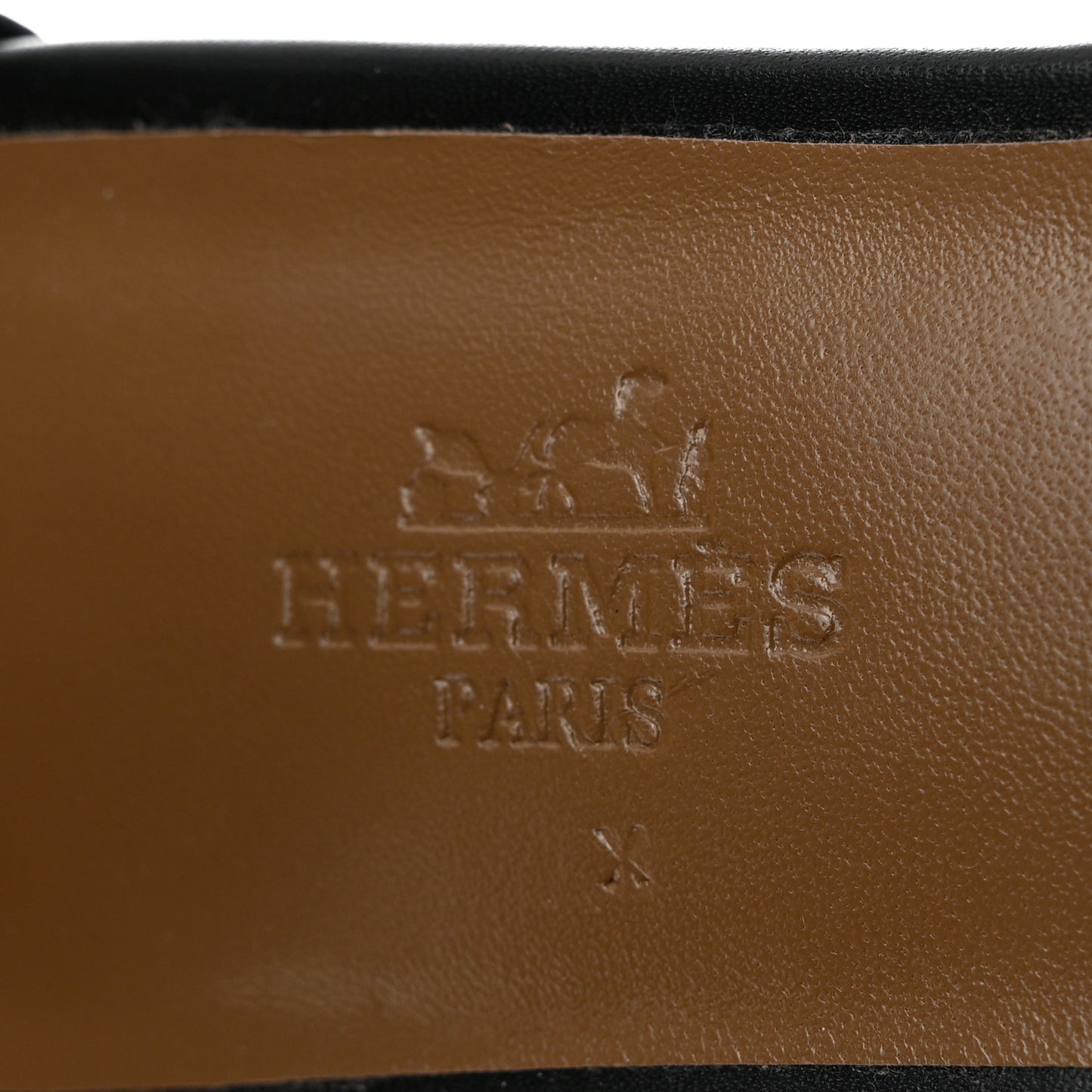 Heritage Calfskin Baia Sandals 37 Black