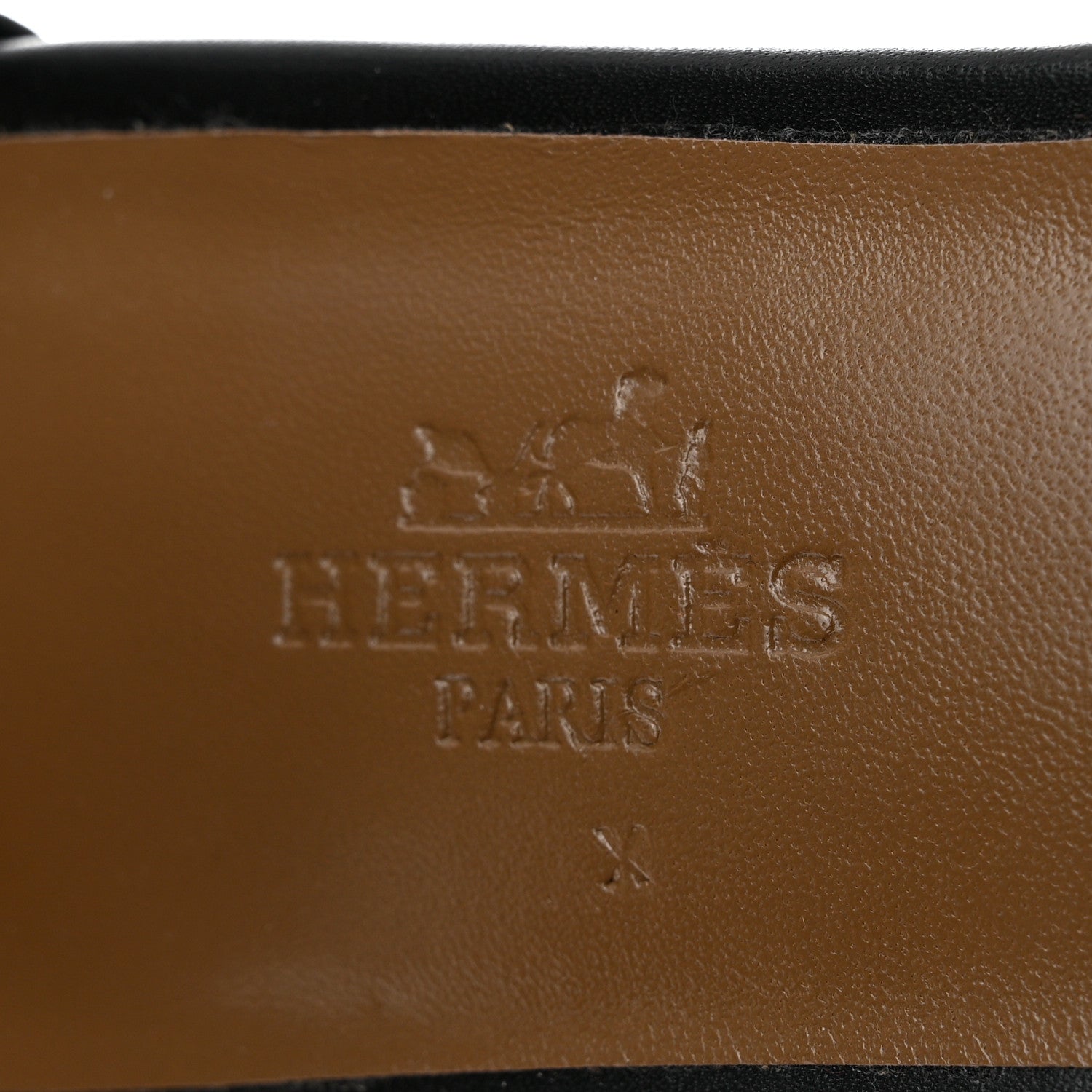 Hermes Heritage Calfskin Baia Sandals 37 Black 8 of 10