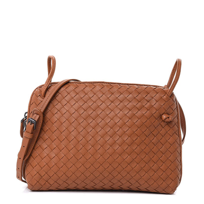 Bottega Veneta Nappa Intrecciato Pillow Crossbody Messenger Dark Calvados 1 of 11