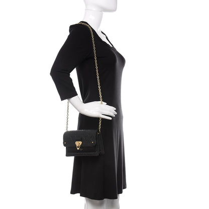Louis Vuitton Empreinte Vavin Chain Wallet Black 2 of 9