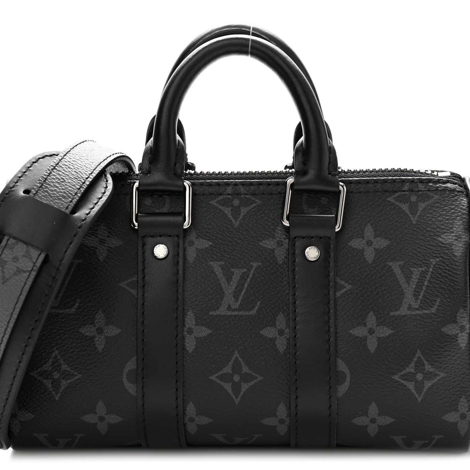 Louis Vuitton Reverse Monogram Eclipse Keepall XS Black 7 of 10