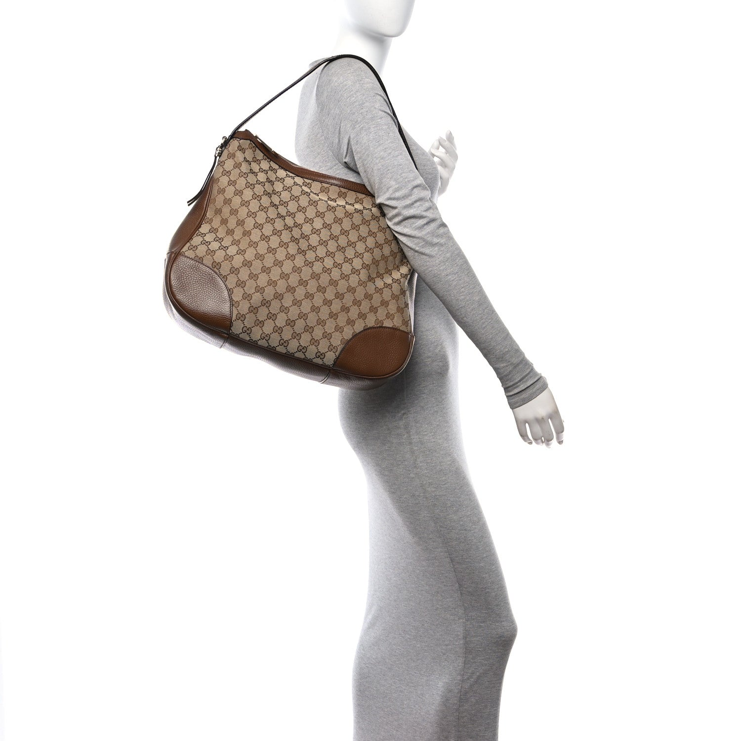 Gucci Soft GG Monogram Large Margaux Hobo Brown 2 of 10