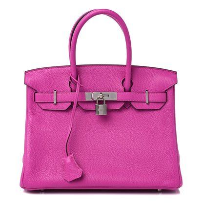 Hermes Taurillon Clemence Birkin 30 Magnolia 1 of 10