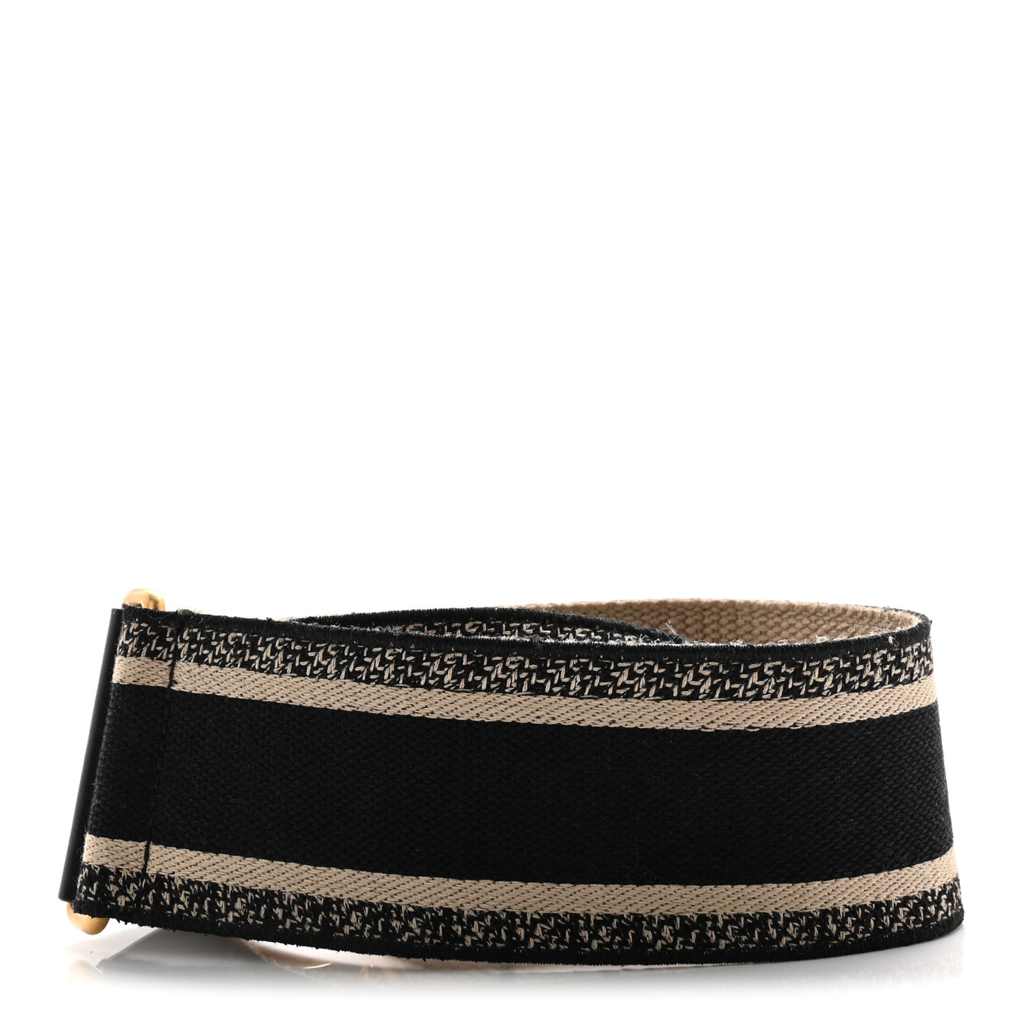 Canvas Embroidered Shoulder Strap Blue