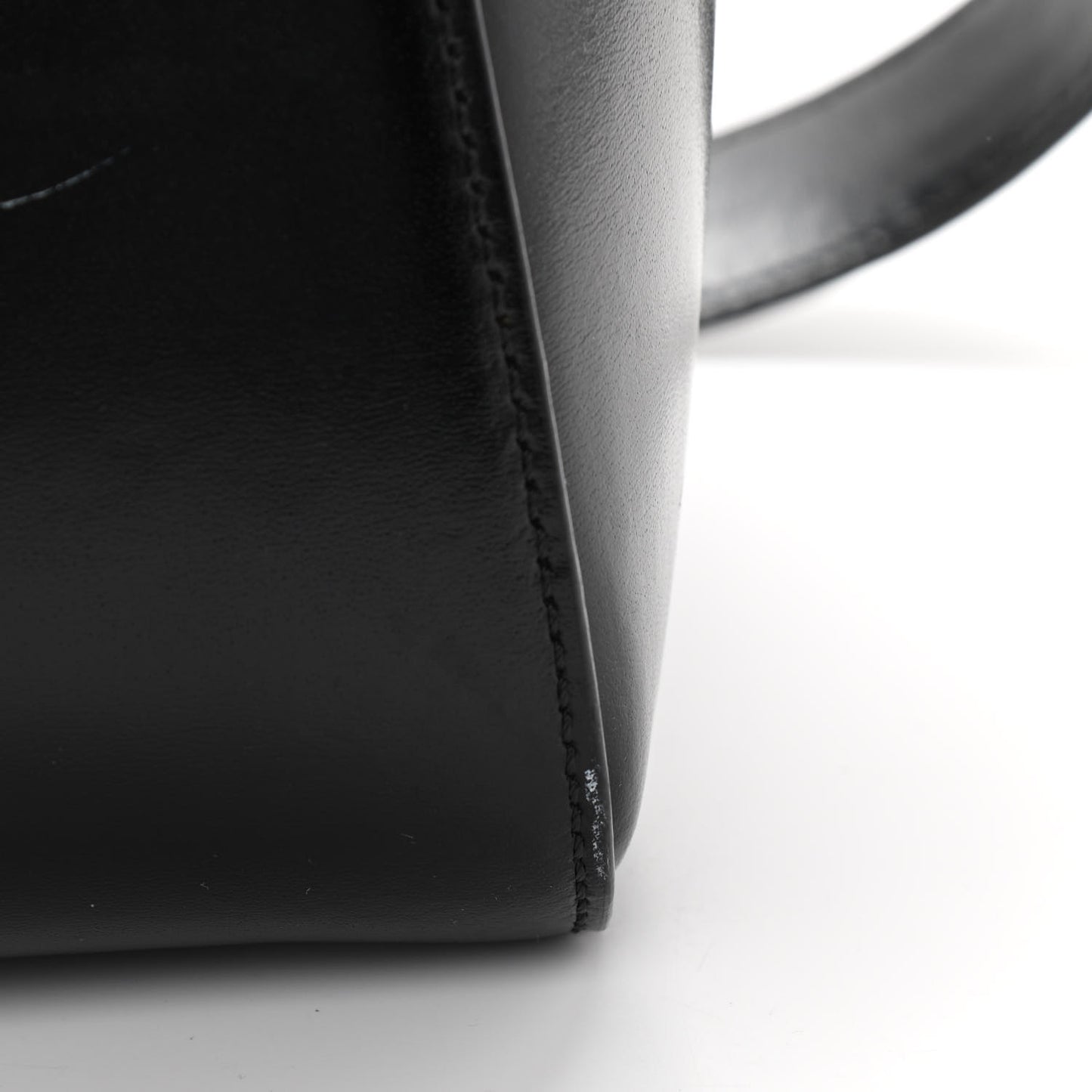 Shiny Lord Calfskin Small Antigona Black