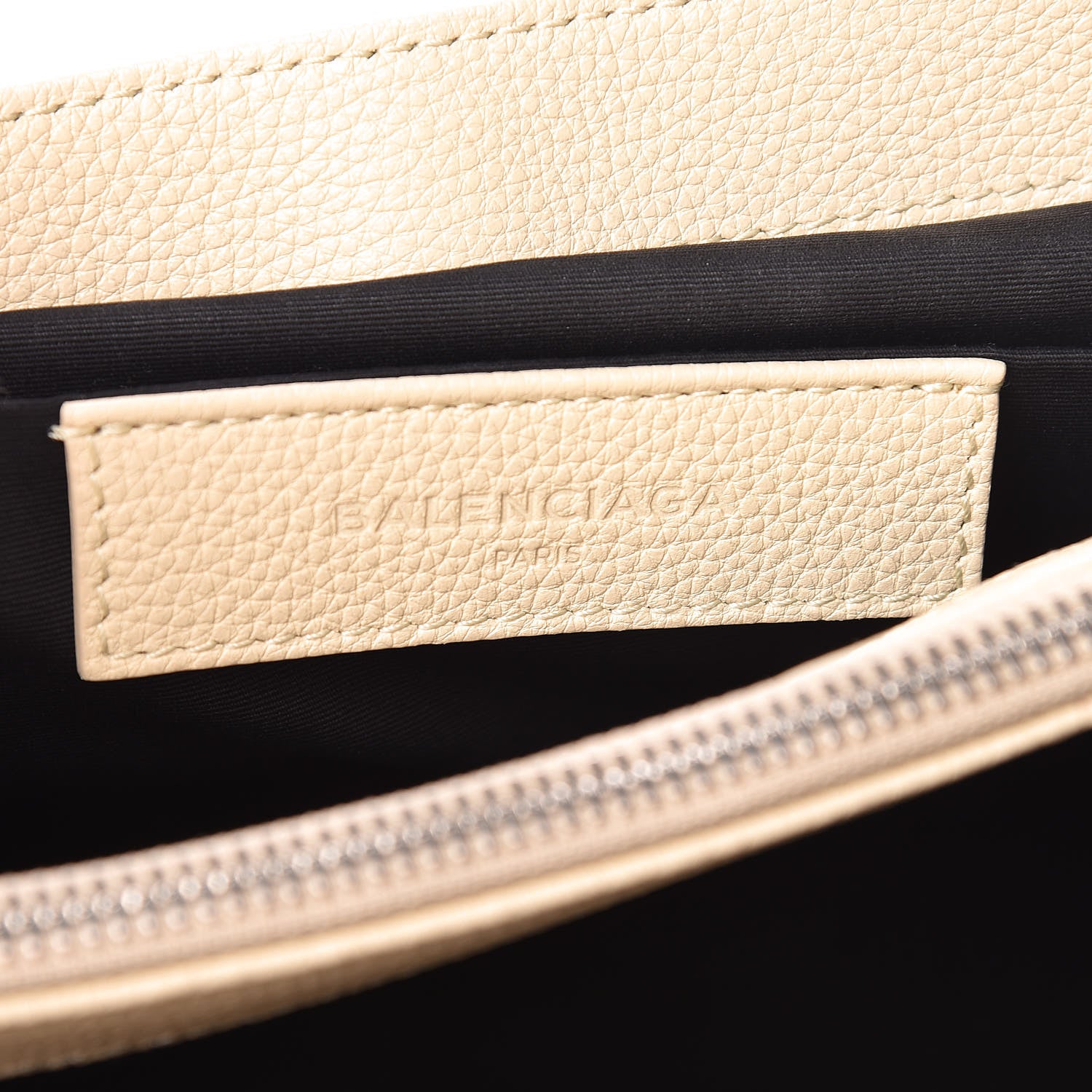 Balenciaga Grained Calfskin Le Dix Small Soft Cartable Blanc Creme 6 of 12