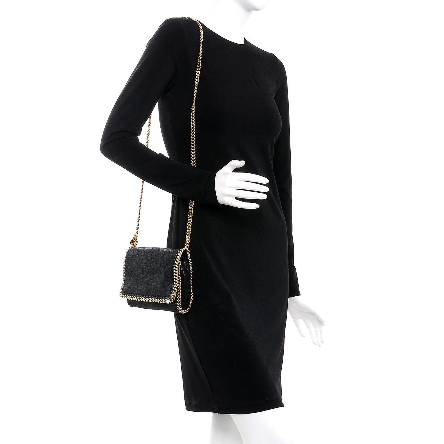 Shaggy Deer Falabella Crossbody Bag Black