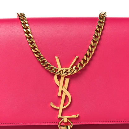 Saint Laurent Smooth Calfskin Medium Classic Monogram Kate Tassel Satchel Fuchsia 7 of 10