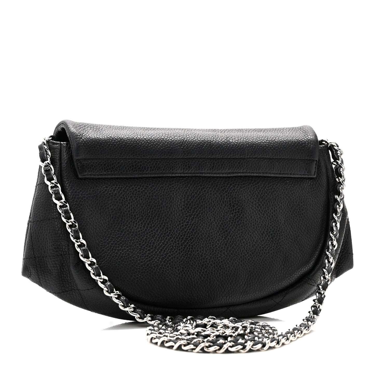 Caviar Half Moon Wallet On Chain WOC Black