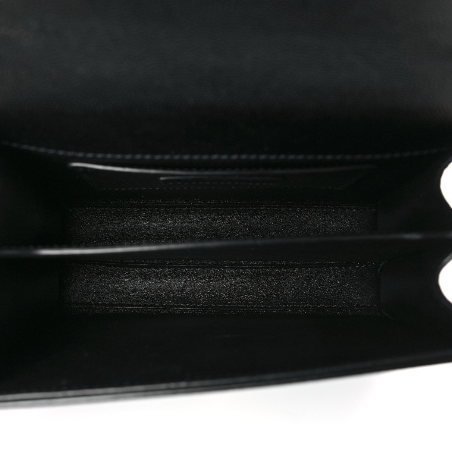 Saint Laurent Grain de Poudre Mini Classic Monogram Cassandra Top Handle Black 5 of 8