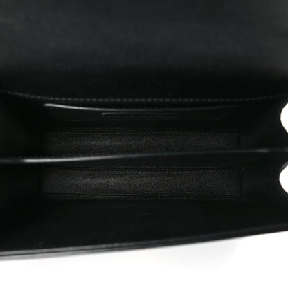 Saint Laurent Grain de Poudre Mini Classic Monogram Cassandra Top Handle Black 5 of 8