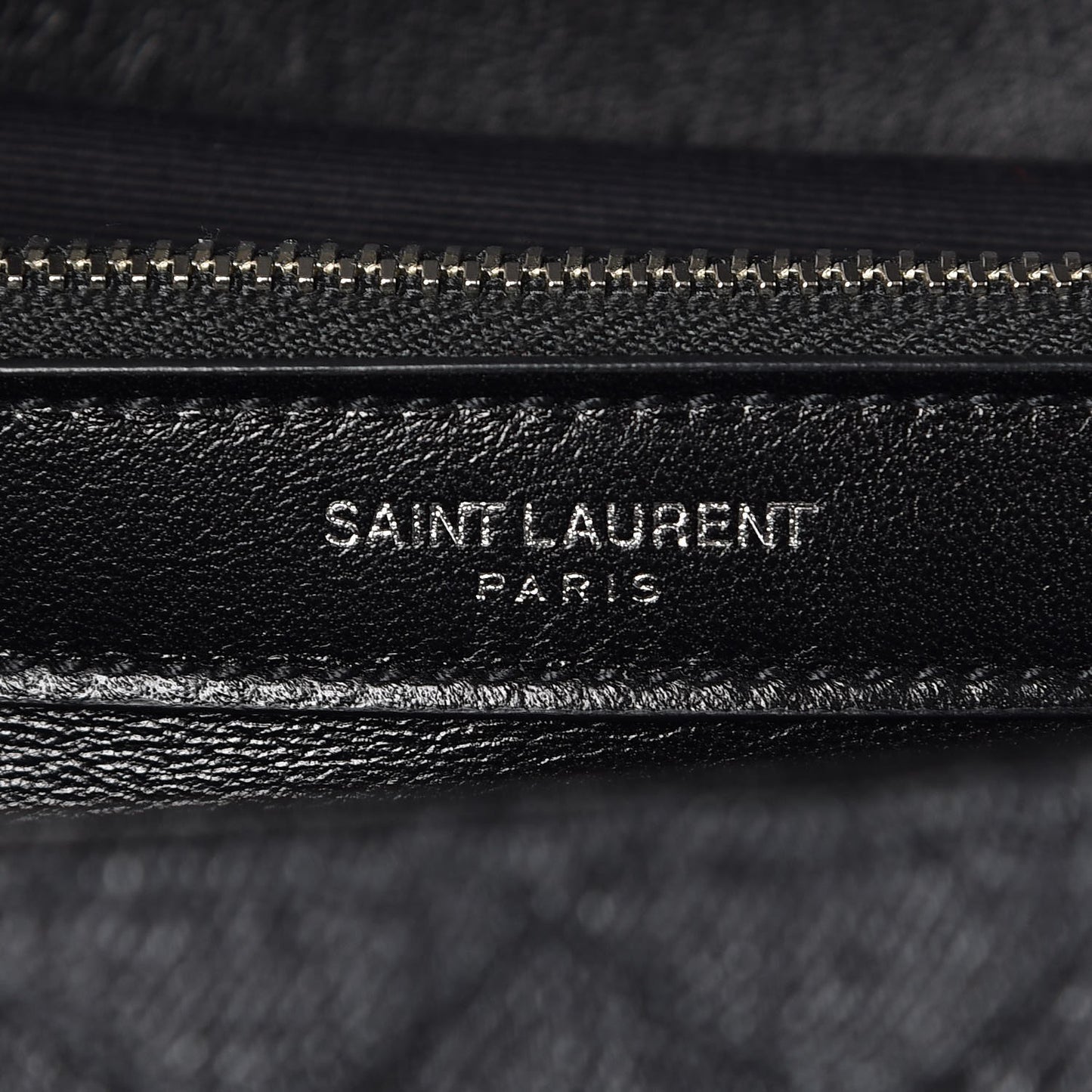 Denim Mixed Matelasse Triquilt Large Monogram Envelope Satchel Black