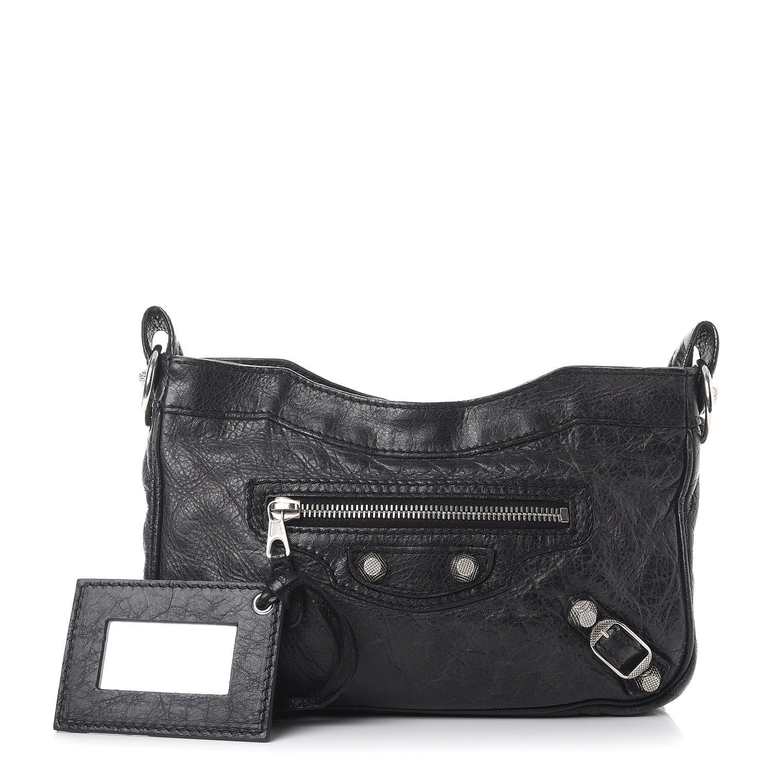 Balenciaga Agneau Giant 12 Silver Hardware Hip Black 1 of 10