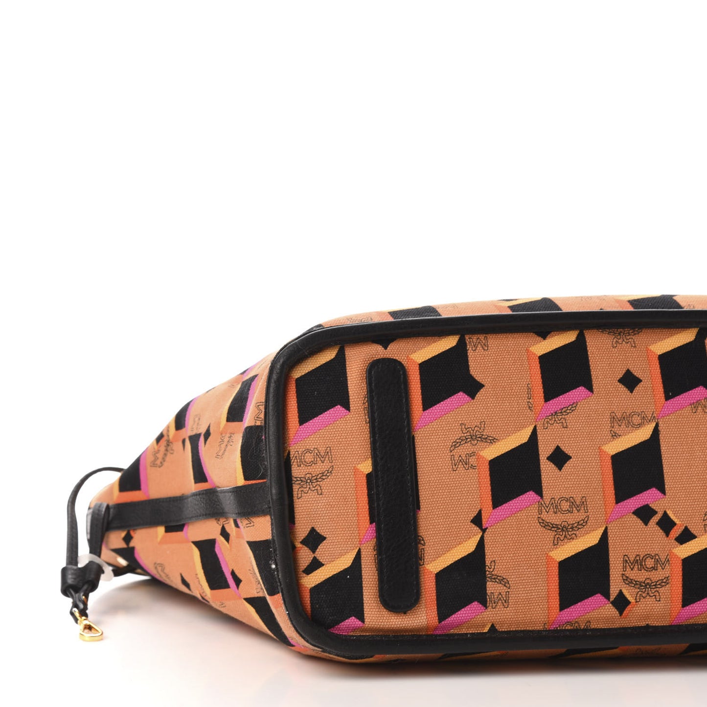 Visetos Medium Project Reversible Shopper Tote Cognac