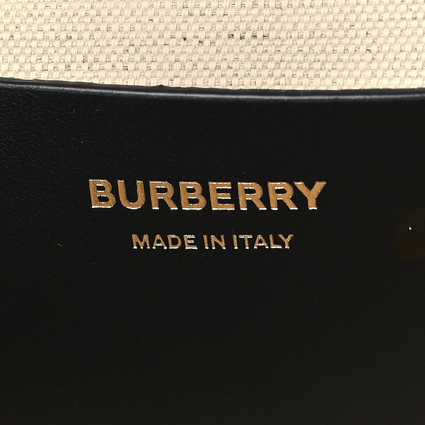 Calfskin Monogram Motif TB Medium Soft Tote Black