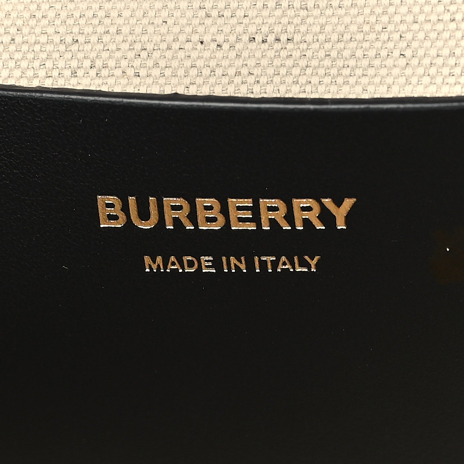 Burberry Calfskin Monogram Motif TB Medium Soft Tote Black 6 of 8