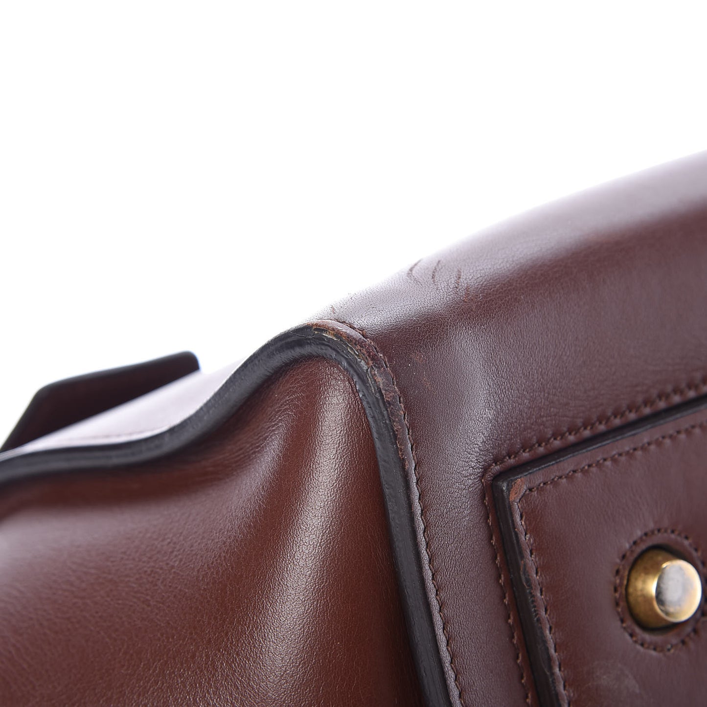 Natural Calfskin Medium Tie Knot Tote Acajou