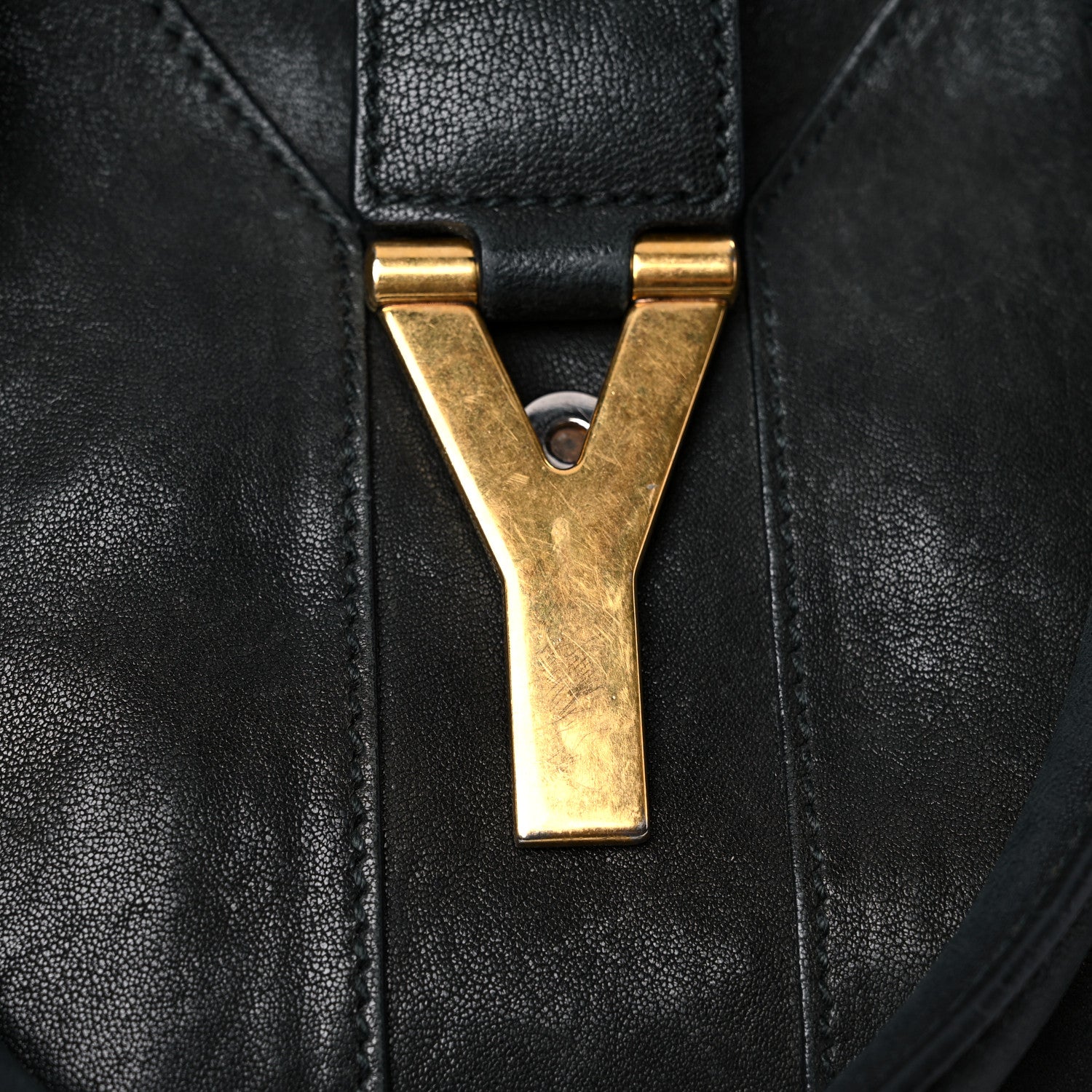Saint Laurent Sheepskin Medium Cabas ChYc Black 17 of 22