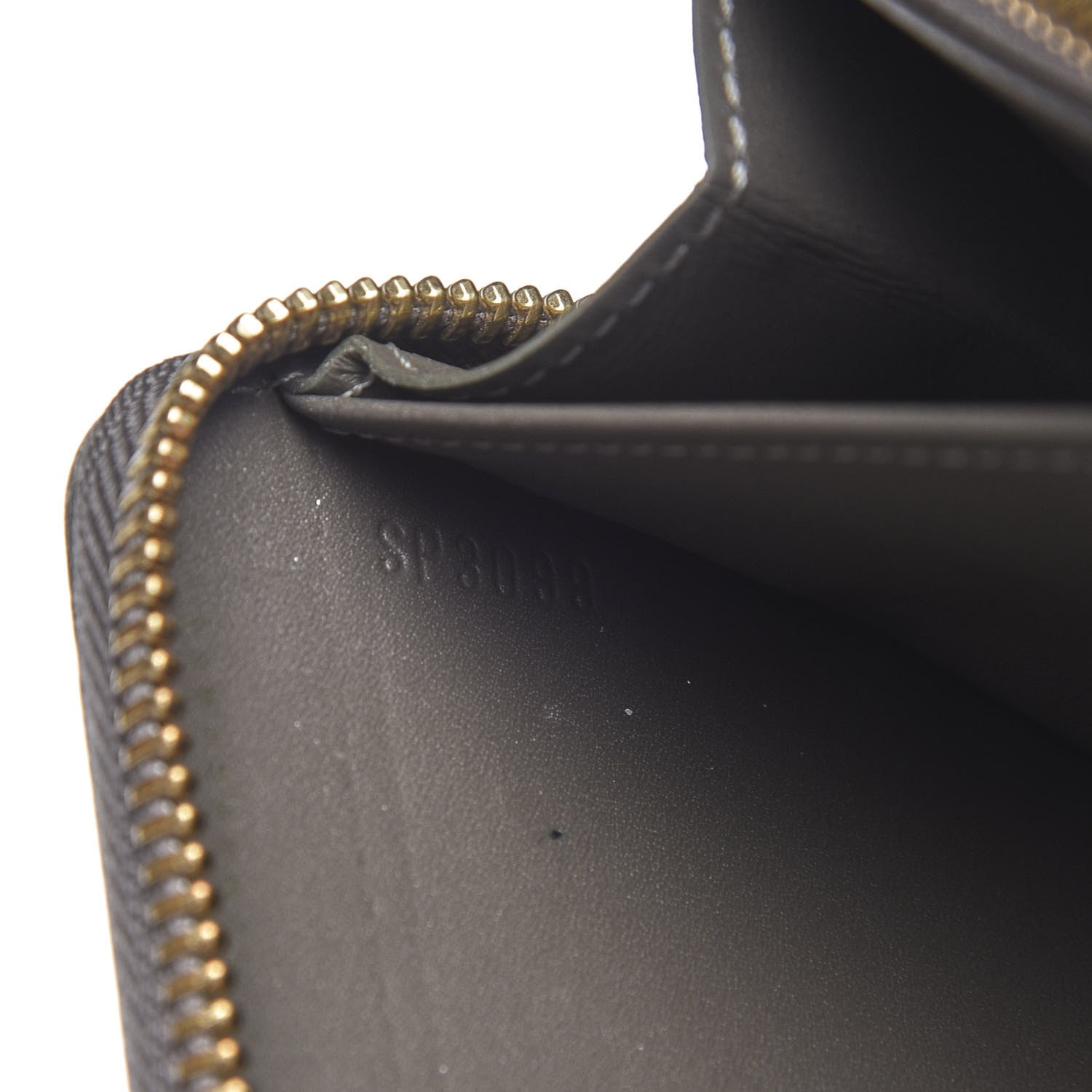 Louis Vuitton Vernis Zippy Wallet Gris Art Deco 7 of 8