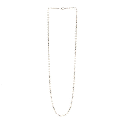 Tiffany Sterling Silver Pearl HardWear Long Necklace 3 of 5