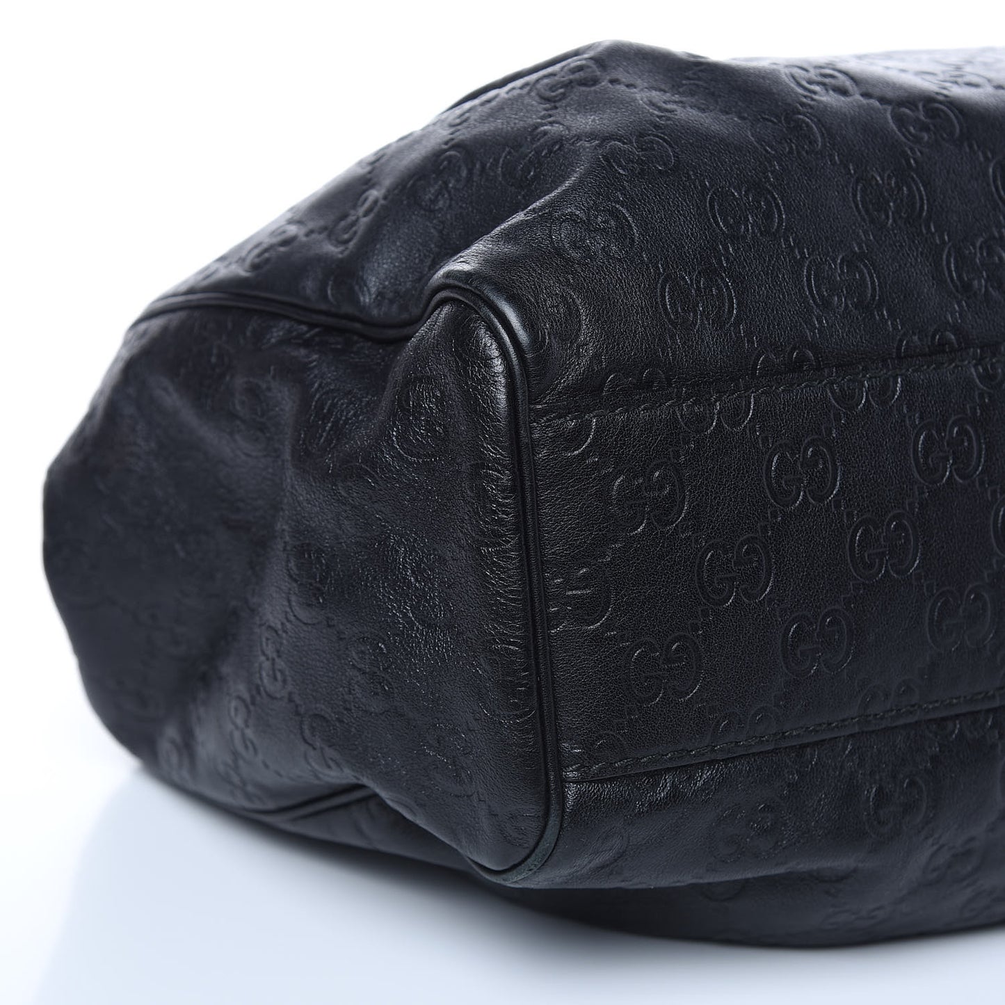 Guccissima Medium Sukey Tote Black