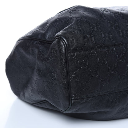 Gucci Guccissima Medium Sukey Tote Black 8 of 19